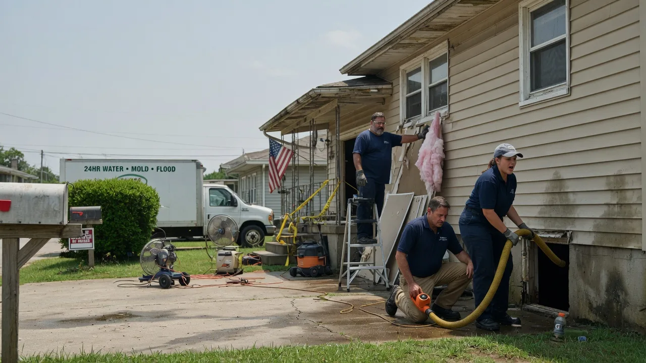 Water Damage Repair in Commerce, OK near me